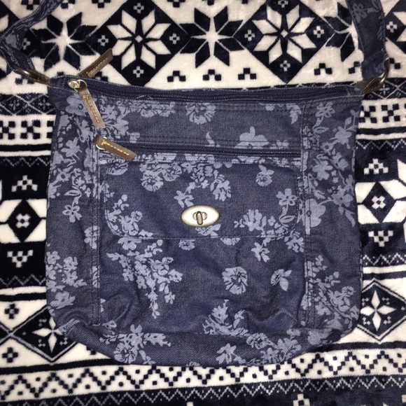 Crossbody Jean Flower Purse ! - Picture 1 of 2
