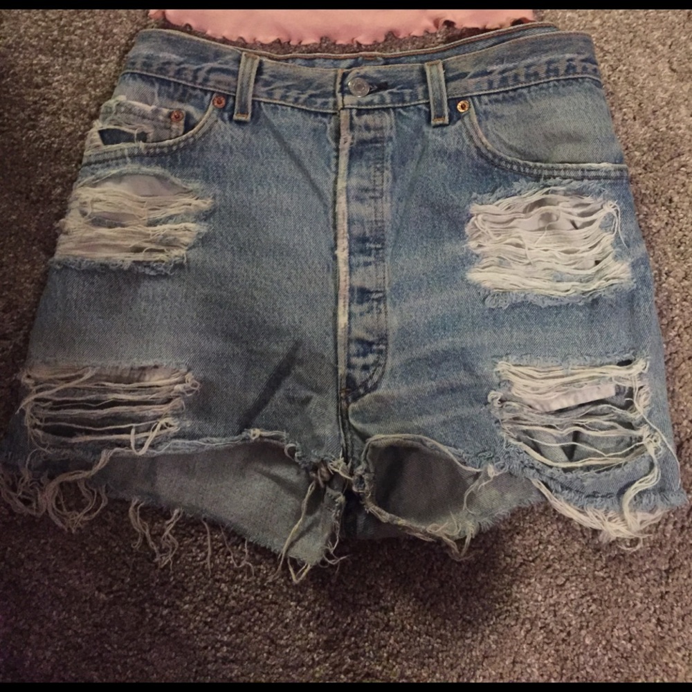 Vintage Levi's high waisted shorts