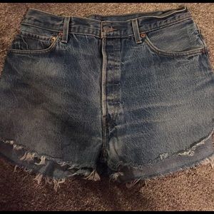 Vintage levi's high waisted shorts