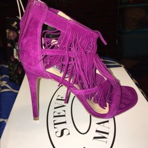 Steve Madden fringe heels
