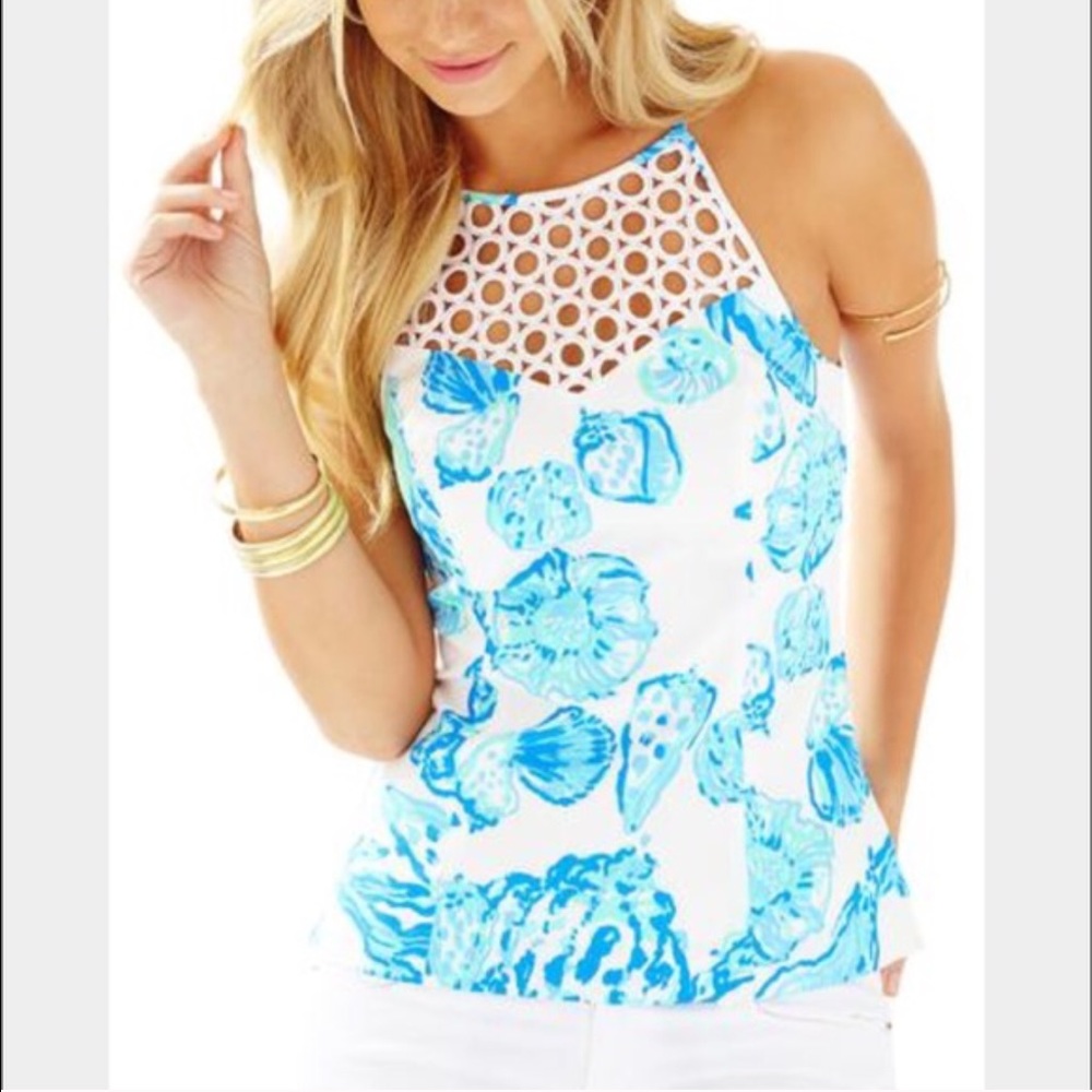 Lilly Pulitzer Larina Top - Picture 1 of 5