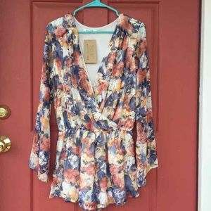 Spool no. 72 Floral Romper