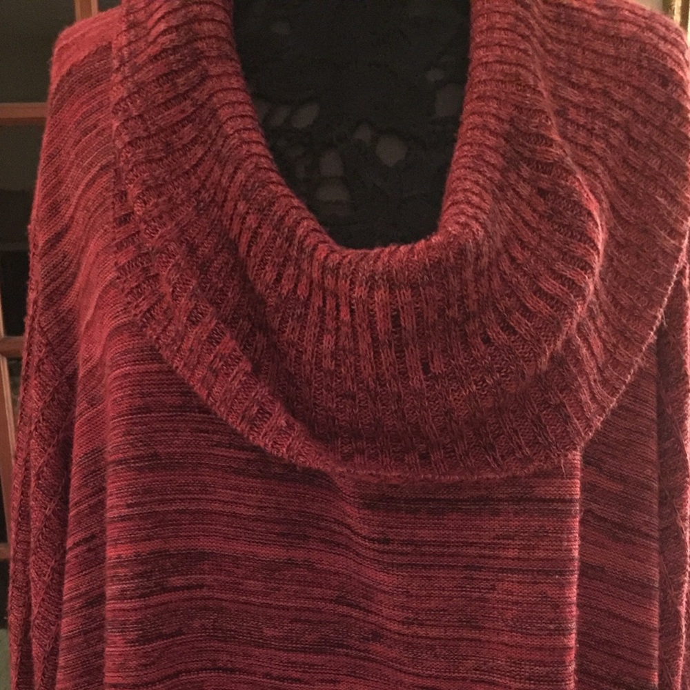 Liz & Me Cowl Neck Sweater
