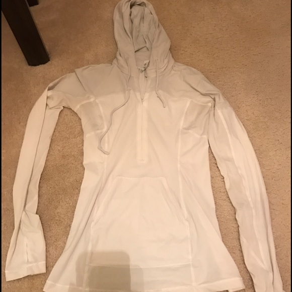 lululemon athletica Tops - White and cream Lululemon half zip