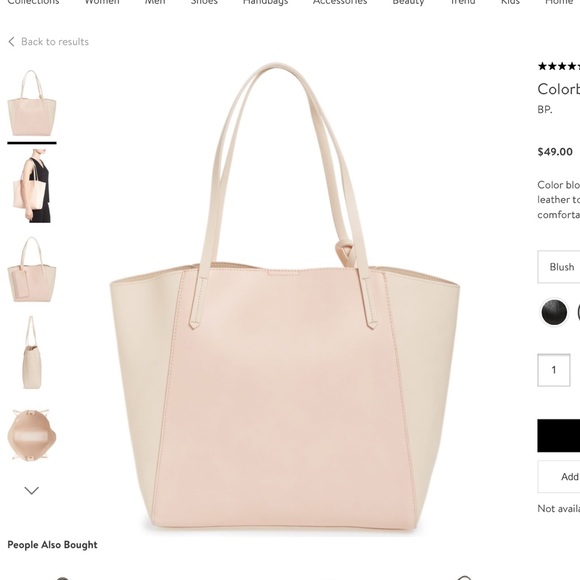 bp Handbags - 🔥 SUPER Clearance 🔥 COLORBLOCK FAUX LEATHER TOTE