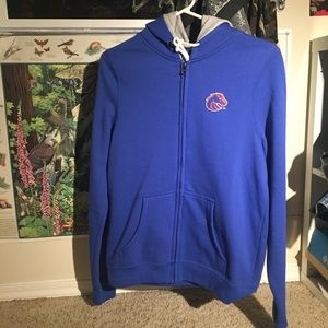 Boise State University Zip Up Hoodie
