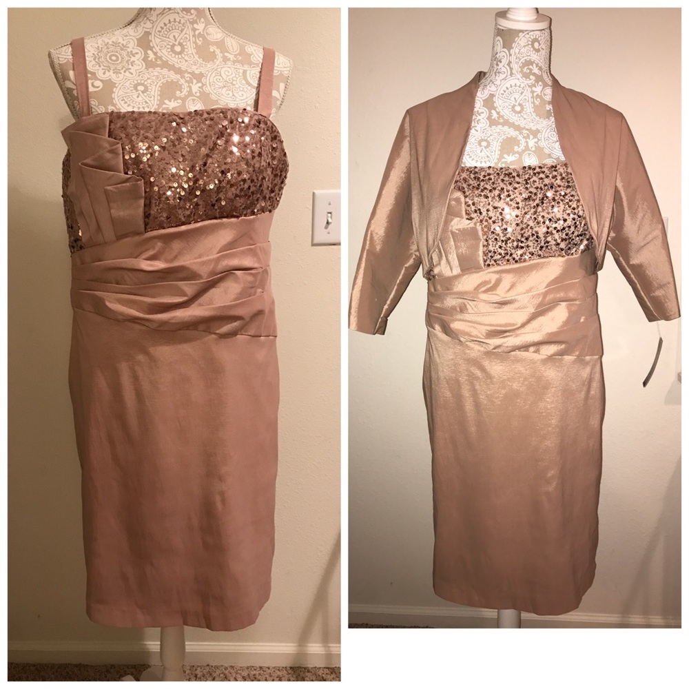 R&M RICHARDS sequined dress