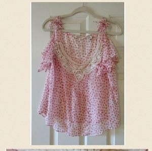 Ralph Lauren. Cute sheer blouse for Spring/Summer