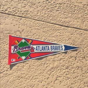 Vintage Atlanta Braves Pennant
