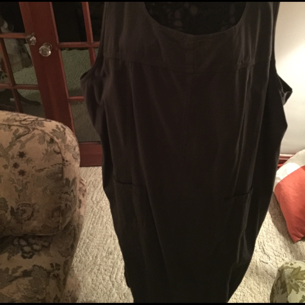 Army Green Jumper dress  with front pockets NWT