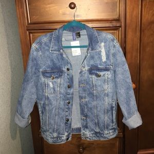 Oversized denim jacket