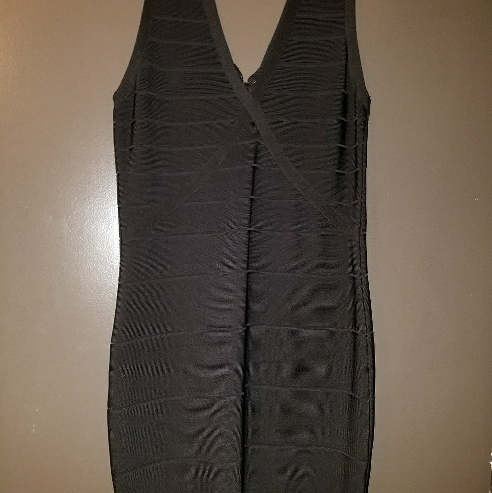 Calvin Klein black bodycon dress
