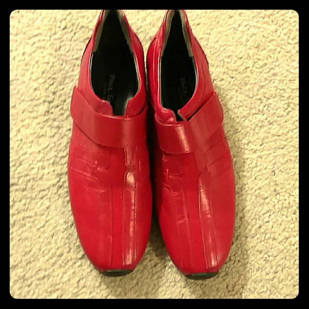 Red Paul Green Shoes
