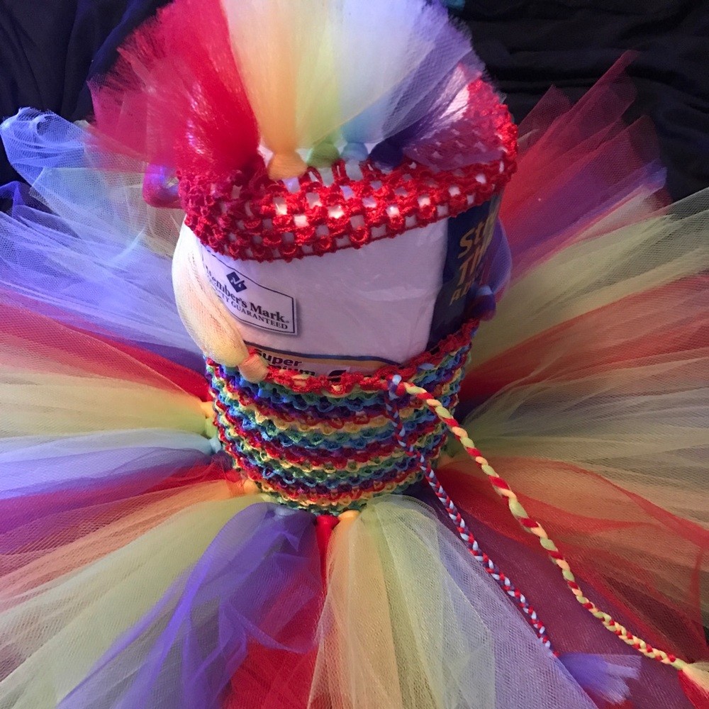 Rainbow baby Tutu Dress - Picture 5 of 6