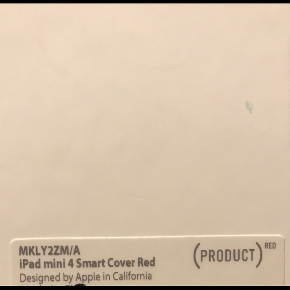 RED iPad Mini 4 Smartcover - Picture 3 of 3