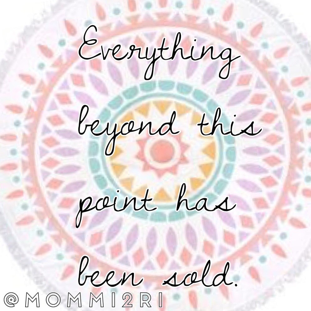 Everything beyond this point is marked as sold