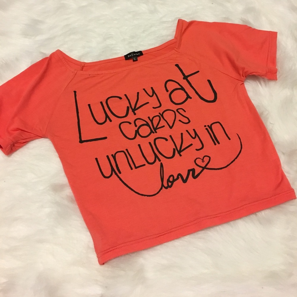 Orange Crop top