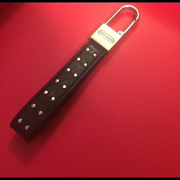 Coach Accessories - COACH Genuine Leather Key Fob (Like New!)