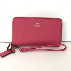 💕Coach Double Zip Wallet💕
