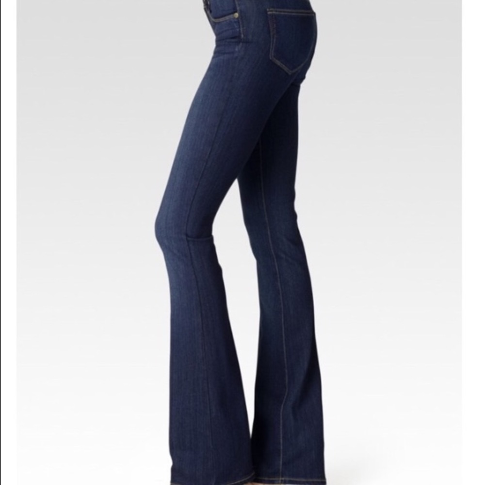 PAIGE DENIM FLARE 24 WAIST 34 LEG