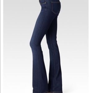PAIGE DENIM FLARE 24 WAIST 34 LEG