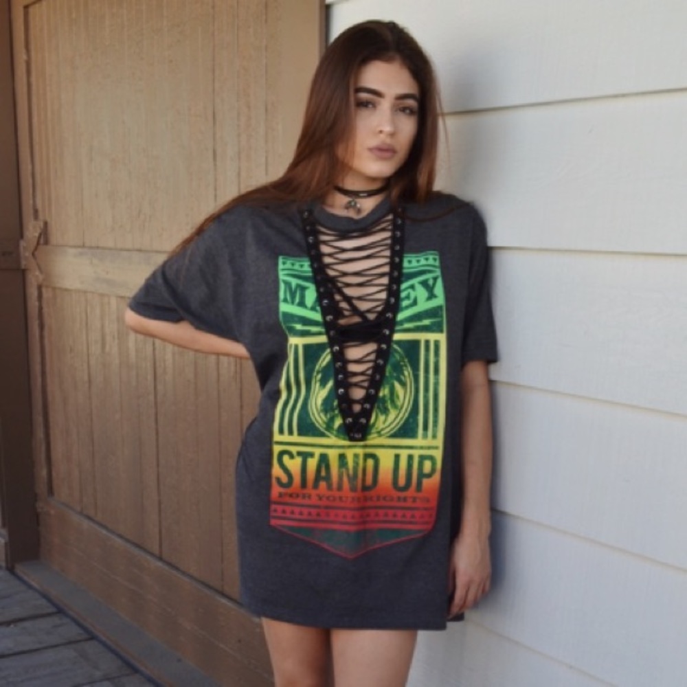 ON HOLD Bob Marley tshirt dress/tee