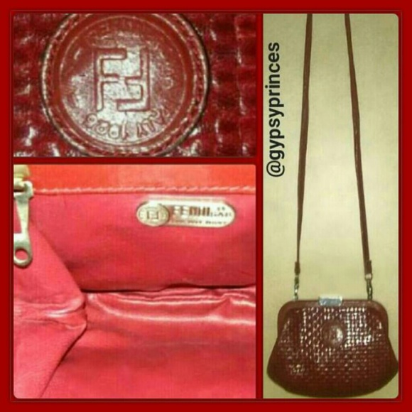 Rare Vintage FENDI Handbag 2 - Way - Picture 3 of 4