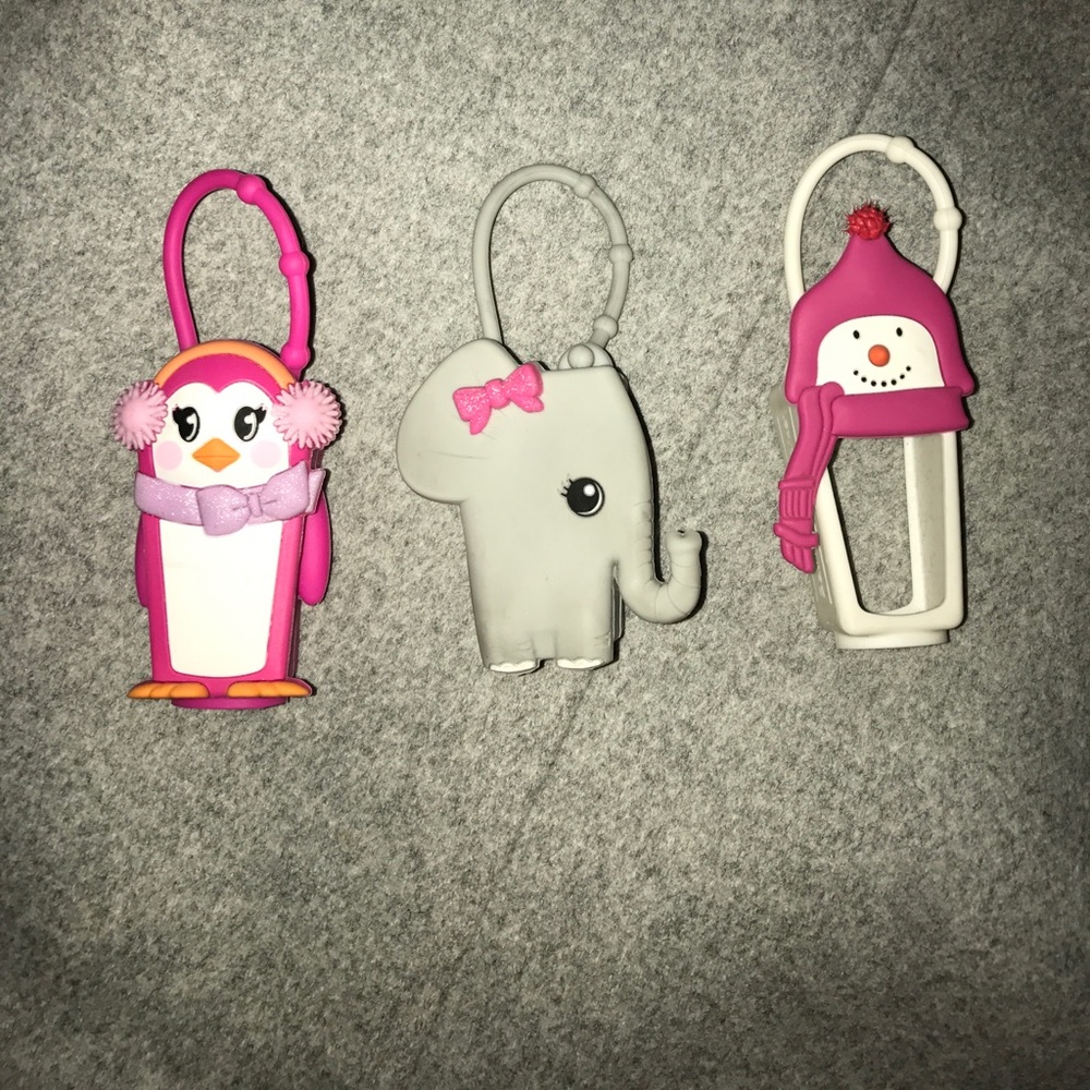 Bath and body hand sanitizer covers