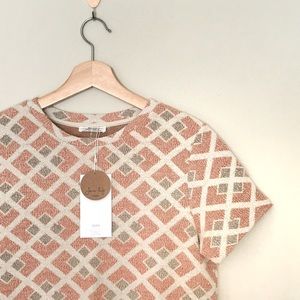 new Zara organic cotton patterned dress