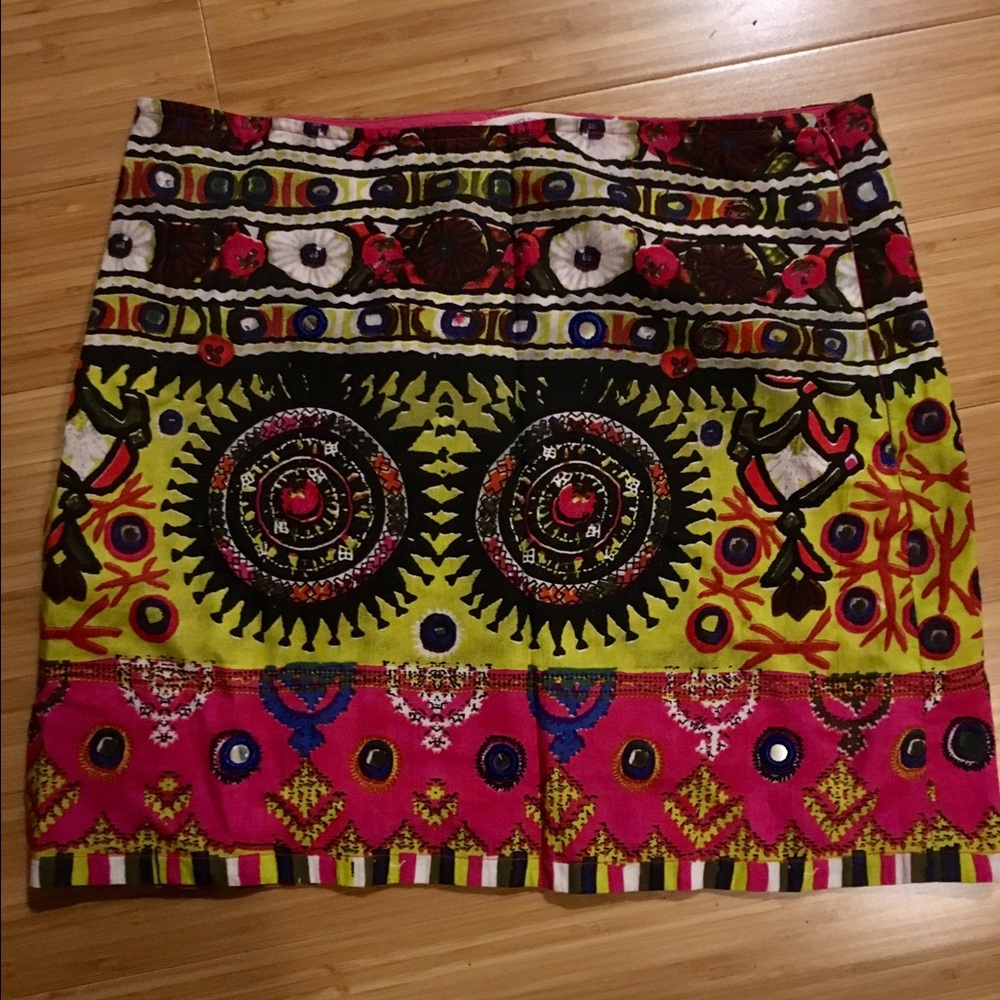 Chelsea & Violet print mini skirt multicolor