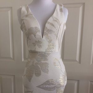 Sexy White Windsor Bodycon Dress - NWT