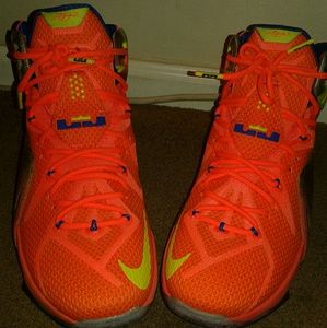 Nike Lebron 12 Six Meridians Hyper Crimson Volt