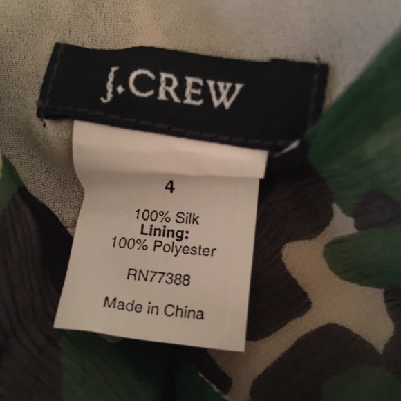 JCrew 100% Silk Cami Sz4 - Picture 4 of 4