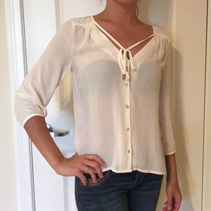 H&M Sheer blouse