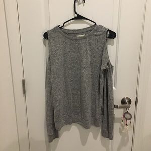 Shoulder cut-out sweater