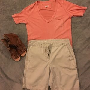 Gap Boyfriend Roll-Up Shorts