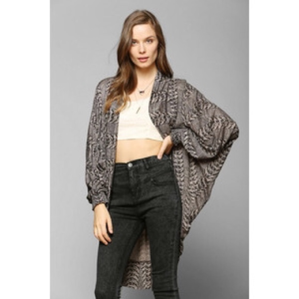 UO sparkle and fade cocoon cardigan