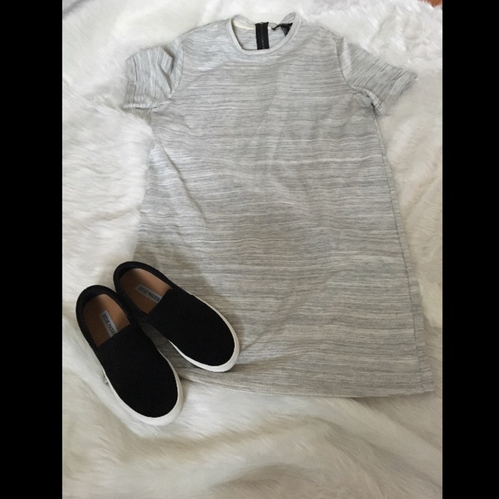 Heather gray casual dress