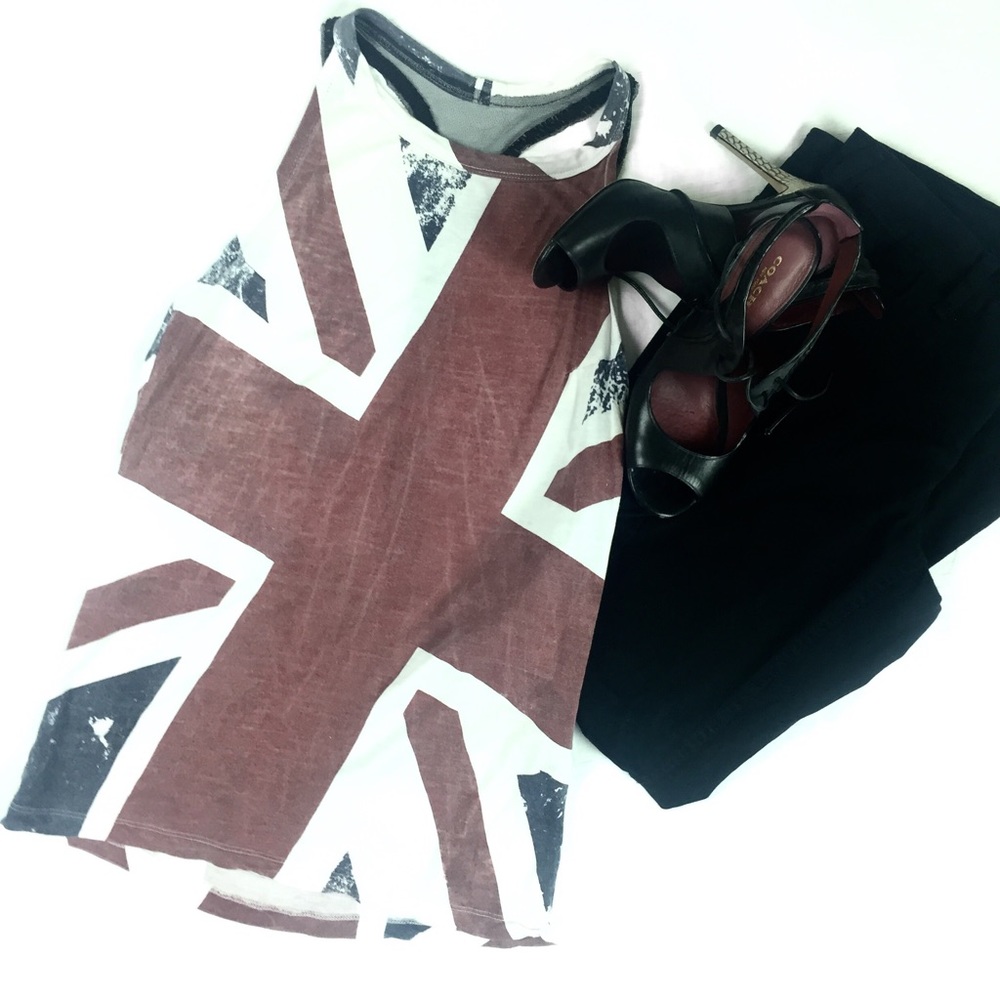 Religion Asos Union Jack Top