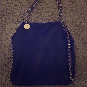 Stella McCartney Falabella navy small tote