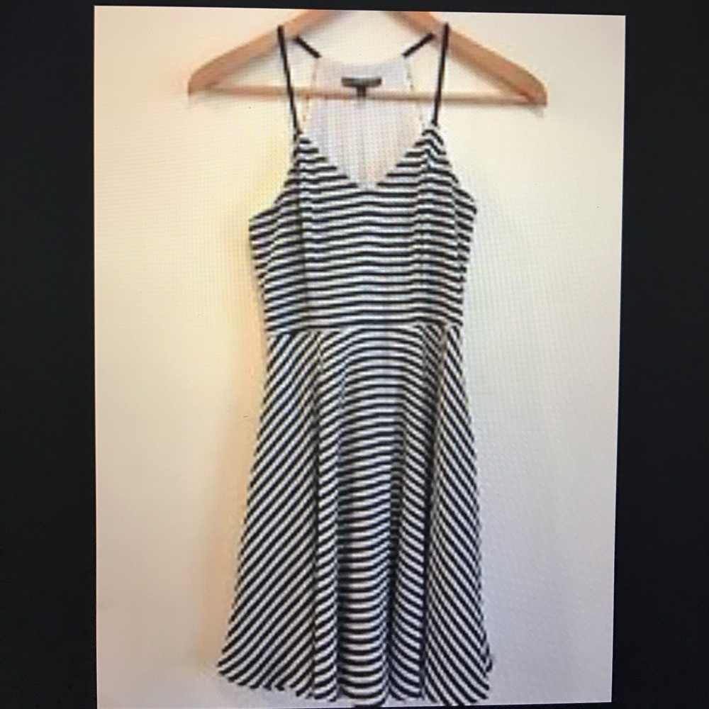 EXPRESS STRIPED DRESS