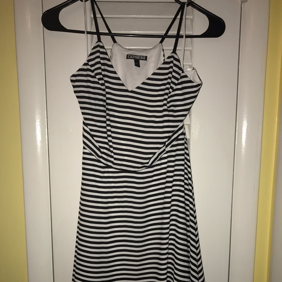 EXPRESS STRIPED DRESS - Picture 2 of 4