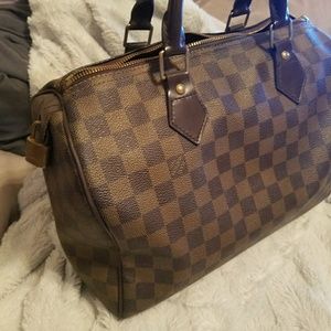 AUTHENTIC Louis Vuitton Damier Ebene Speedy 30