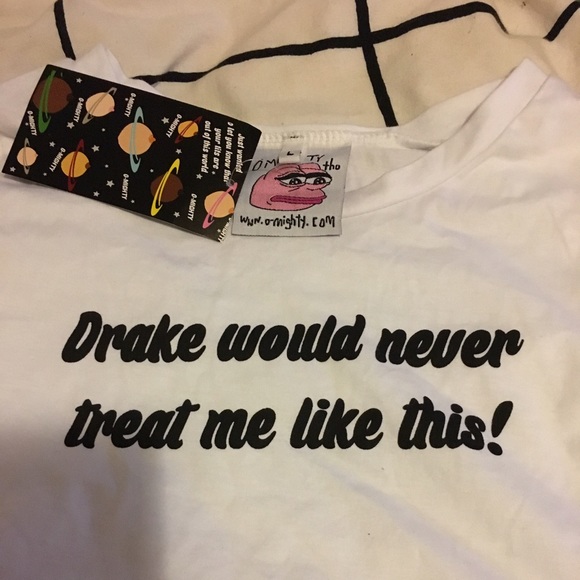 SOLD O'mighty Drake Crop Top - Picture 2 of 3
