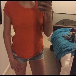Orange Michael Kors Shirt Orange Michael Kors Shirt