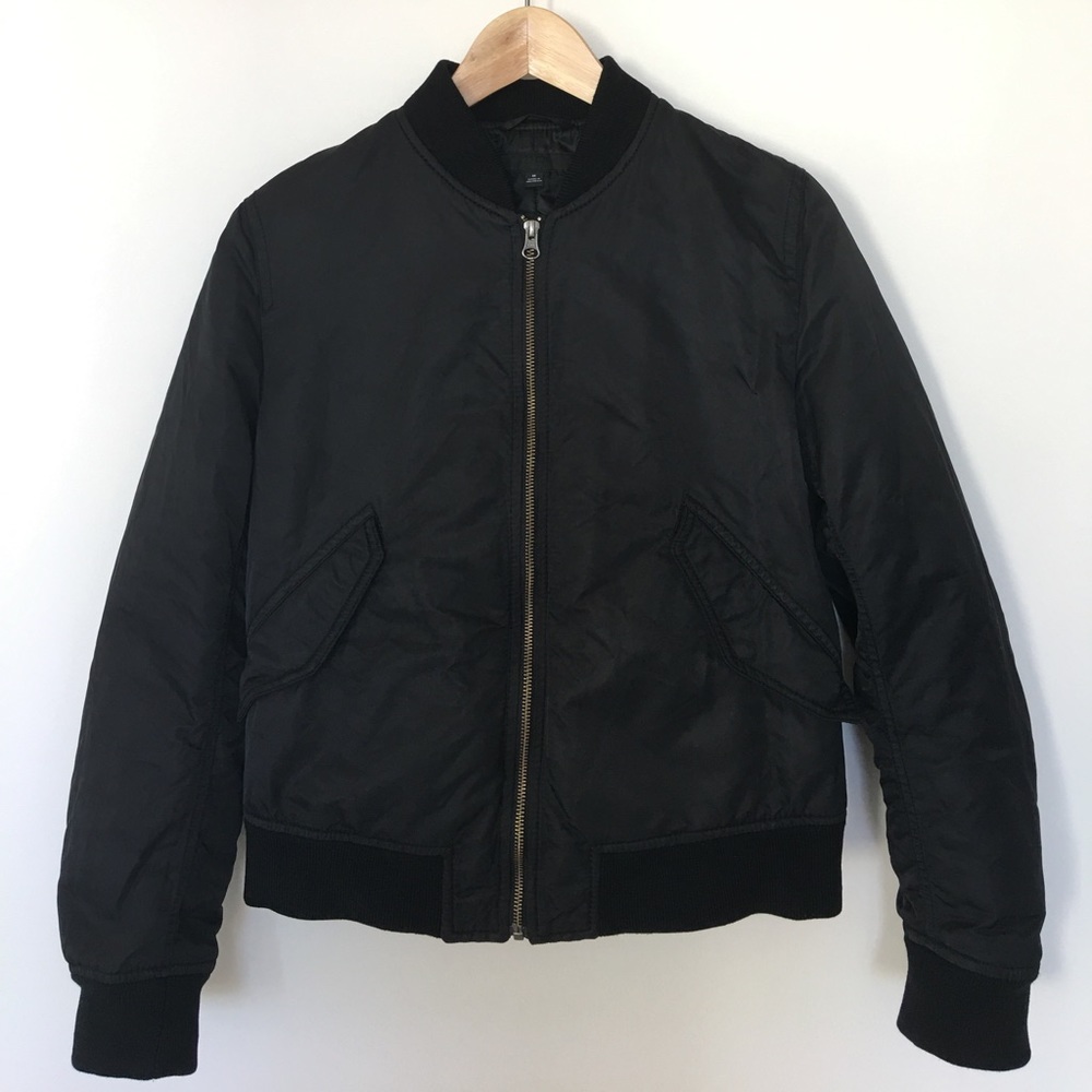Uniqlo Black Bomber Jacket