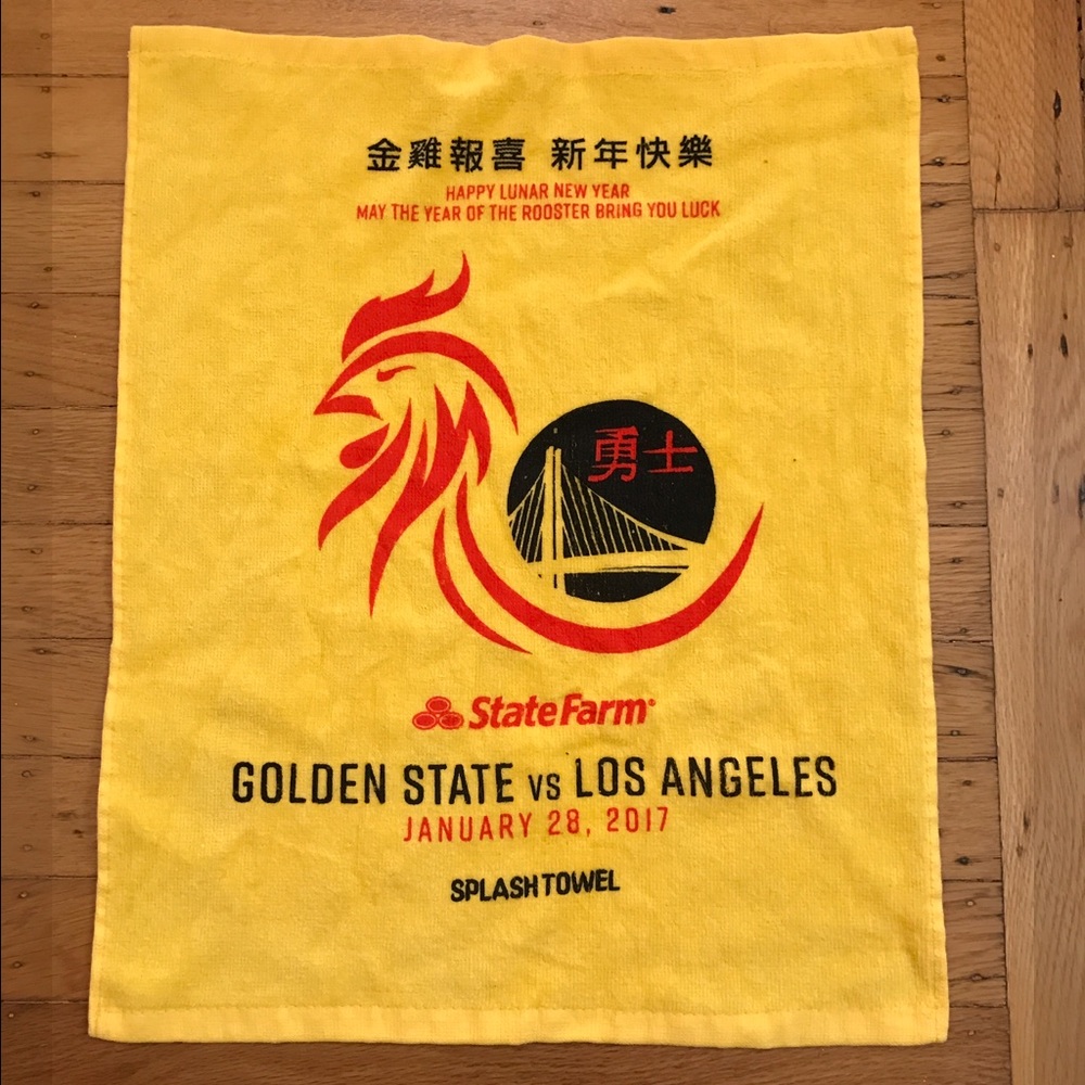 Brand New Golden State Warriors Splash Towel