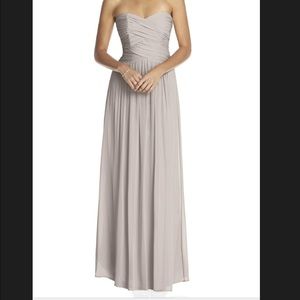Lux Chiffon Dessy Bridesmaids Dress : color Taupe