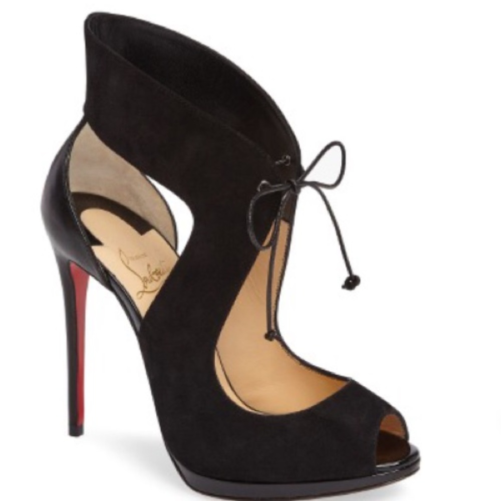 Christian Louboutin Allegra Suede in Black Size 37