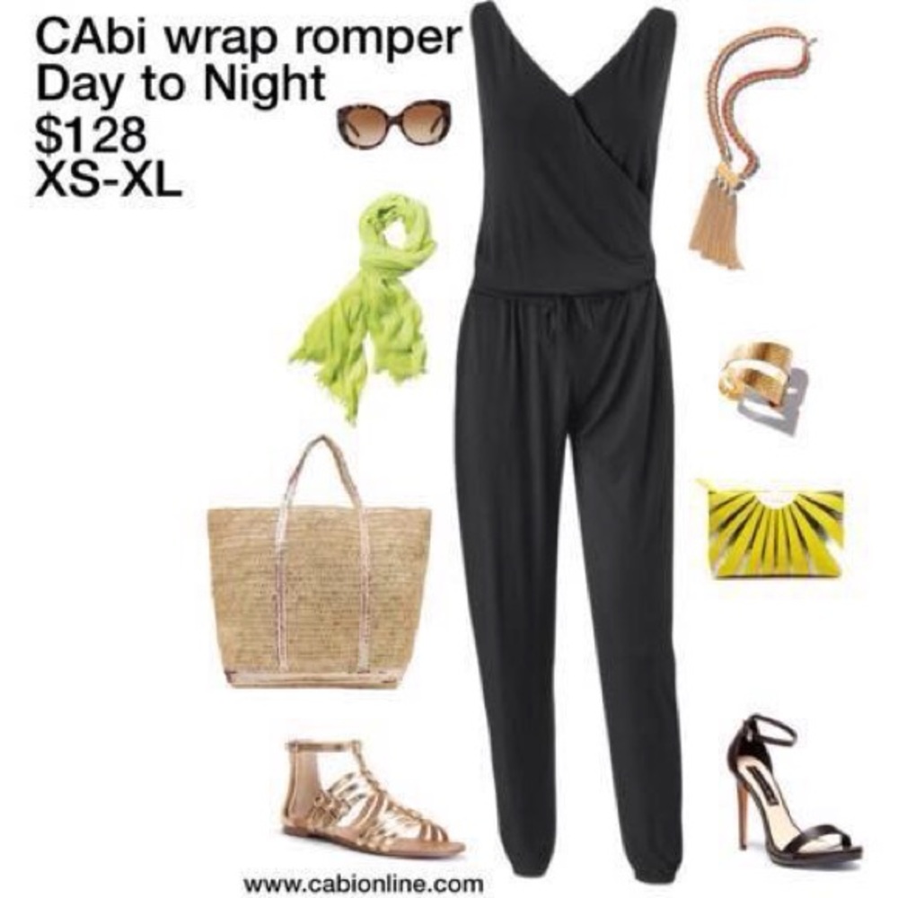 CAbi romper 96% 4% Rayon